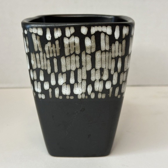 Beekman Home Brown & White Coffee Tea Mug Cup Square Marble Effect - Picture 3 of 9